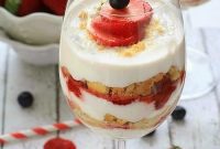 Luscious Strawberry Shortcake Cheesecake Parfaits