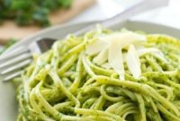 Emerald and Ivory Fettuccine