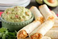 Crispy Zesty Chicken Taquitos