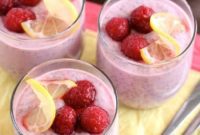 Lemon Raspberry Chia Delight