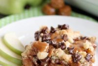 Decadent Chocolate Caramel Apple Crumble Squares