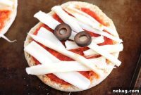Spooky Swaddle Pizzettes