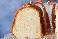 Golden Maple Glazed Pound Cake