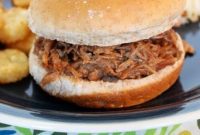 Sticky Sweet Root Beer Pulled Pork Sandwiches