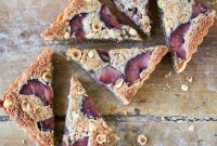 Golden Pear & Toasted Hazelnut Tart