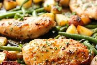 Sheet Pan Honey Garlic Chicken and Roasted Vegetables