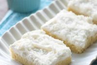 Tropical Coconut Cookie Squares