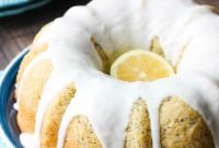 Zesty Lemon Poppy Seed Bundt Cake