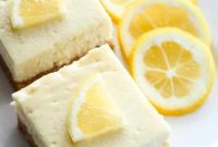 Zesty Lemon Cheesecake Squares