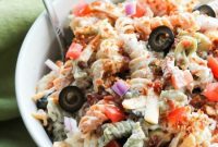 Creamy Bacon Ranch Pasta Salad