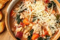 Hearty Ground Turkey Soup