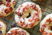 Candied Bacon Maple Donuts