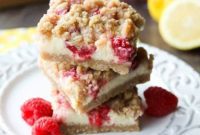 Sun-Kissed Lemon Raspberry Crumble Bars