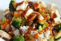 Volcano Teriyaki Chicken Rice Bowl