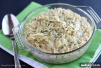 Creamy Garlic Parmesan Orzo