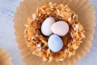 Luscious Coconut White Chocolate Nests