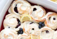 Zesty Lemon Blueberry Buns