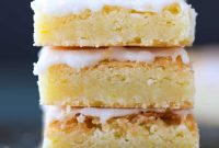 Zesty Lemon Blondie Squares