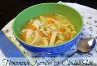 Handcrafted Noodles in Hearty Chicken Broth