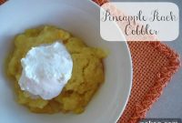 Pineapple Peach Paradise Cobbler