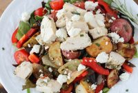 Aromatic Lemon & Rosemary Roasted Vegetable Salad