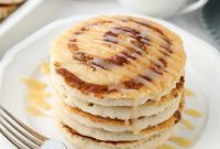 Swirled Cinnamon Pancake Stacks