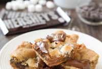 Decadent S’mores Cookie Bars
