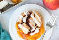 Peachy Cinnamon Swirl Cobbler