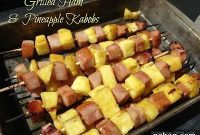 Hawaiian Ham and Pineapple Skewers