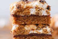 Gooey Smores Crumble Bars