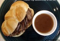 Succulent French Dip Sandwiches Paired with Rich Au Jus