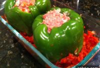 Bayou Stuffed Peppers with Zesty Tomato