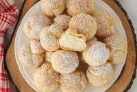 Holiday Eggnog Cream Puffs