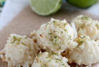Tropical Key Lime Coconut Macarons