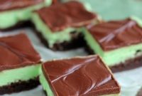 Decadent Mint Fudge Brownies
