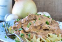 Lightened Up Beef Stroganoff