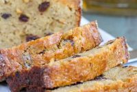 Decadent Brown Butter Rum Raisin Banana Bread