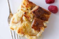 Zesty Lemon Bread Pudding