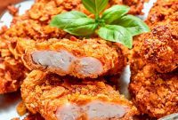 Crispy Air-Fried Chicken Fingers