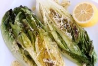Charred Romaine Caesar Salad