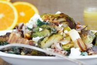 Caramelized Honey Orange Brussels Sprouts Wild Rice Salad