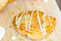 Spicy Buffalo Chicken Blue Cheese Hand Pies