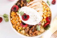 Fresh Cherry Burrata Millet Bowl