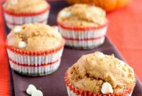 Golden Harvest Butterscotch White Chocolate Pumpkin Muffins