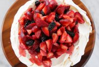 Zesty Lemon Berry Pavlova