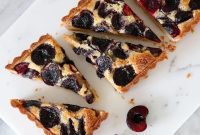 Luscious Cherry Almond Tart