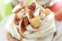 Spiced Apple Cupcakes with Salted Caramel Buttercream