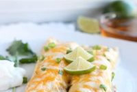 Zesty Honey Chicken Enchiladas