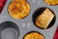 Butternut Squash and Leek Quiche Bites