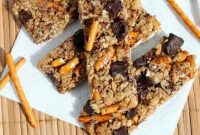 Sweet and Salty Peanut Pretzel Crunch Bars